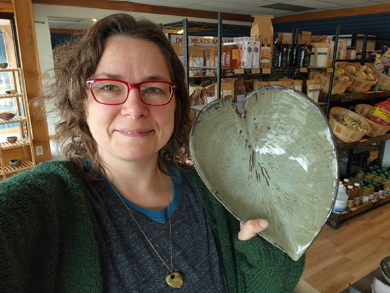 Hosta Leaf Serving Bowl