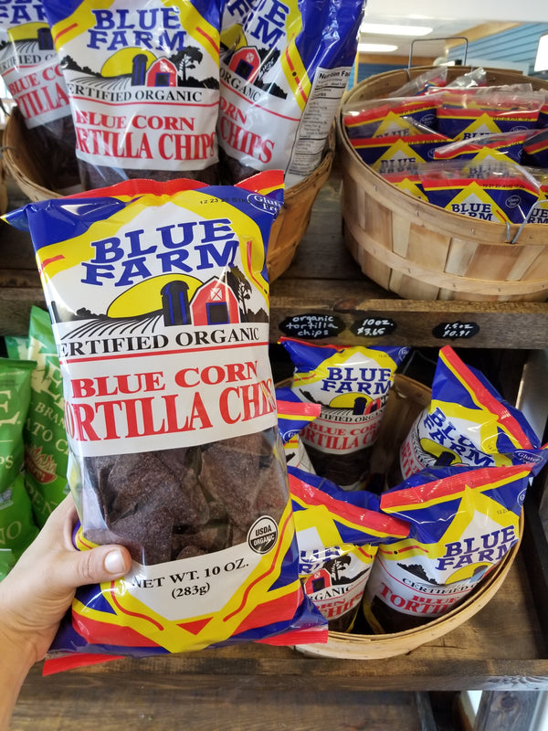 Organic Blue Corn Tortilla Chips - 10 oz. - Blue Farm