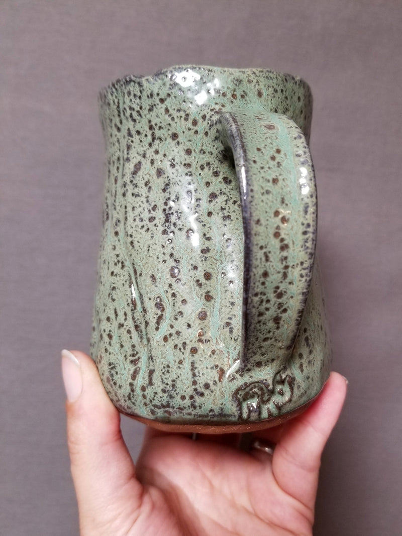 Tree Trunk Pottery Mug