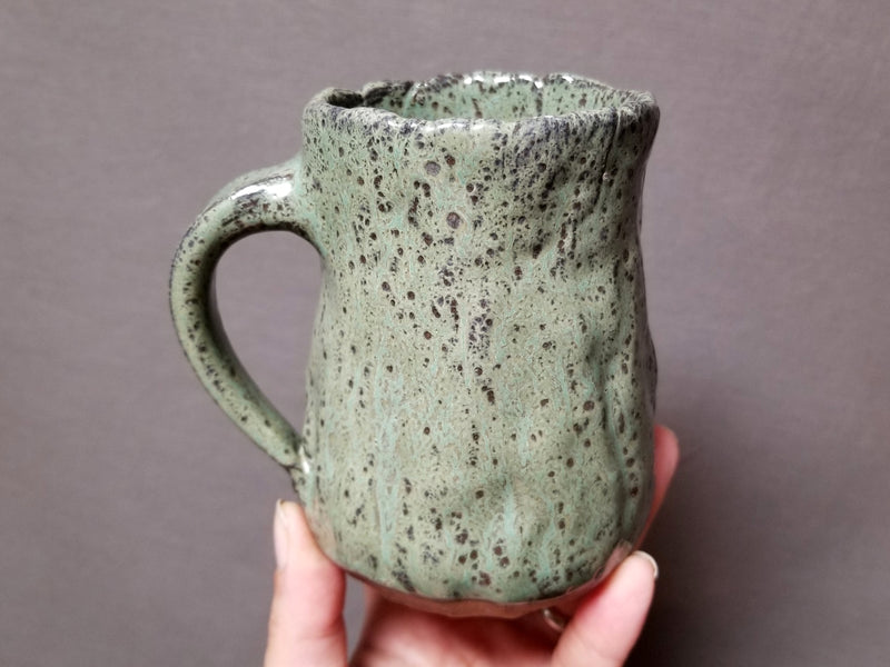 Tree Trunk Pottery Mug