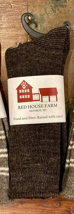 Wisconsin Wool Socks - Wool raised in Monroe, locally processed and manufactured